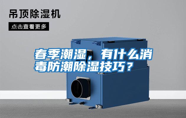 春季潮濕，有什么消毒防潮除濕技巧？