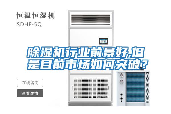 除濕機(jī)行業(yè)前景好,但是目前市場(chǎng)如何突破？