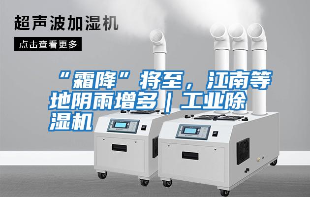 “霜降”將至，江南等地陰雨增多｜工業(yè)除濕機