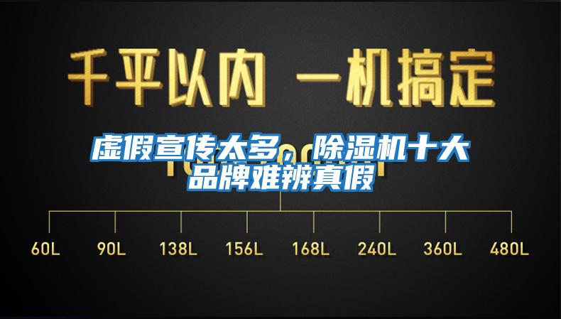 虛假宣傳太多，除濕機十大品牌難辨真假