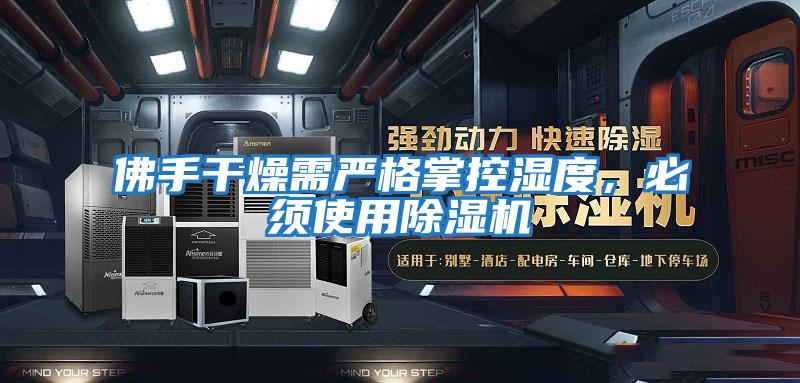 佛手干燥需嚴格掌控濕度，必須使用除濕機