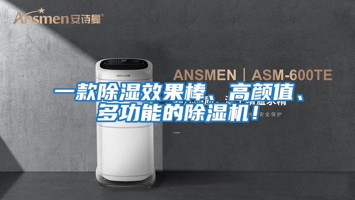 一款除濕效果棒、高顏值、多功能的除濕機！