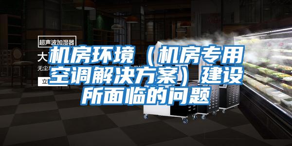 機房環(huán)境(機房專用空調(diào)解決方案)建設(shè)所面臨的問題