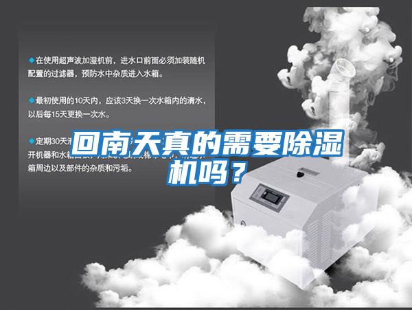 回南天真的需要除濕機嗎？