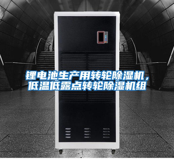 鋰電池生產用轉輪除濕機，低溫低露點轉輪除濕機組