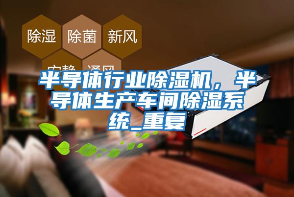 半導(dǎo)體行業(yè)除濕機(jī)，半導(dǎo)體生產(chǎn)車間除濕系統(tǒng)_重復(fù)