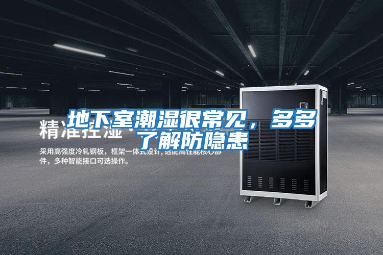 地下室潮濕很常見，多多了解防隱患