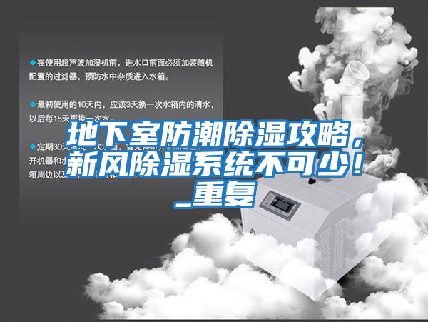 地下室防潮除濕攻略，新風除濕系統不可少！_重復
