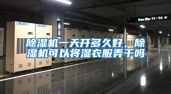 除濕機一天開多久好，除濕機可以將濕衣服弄干嗎