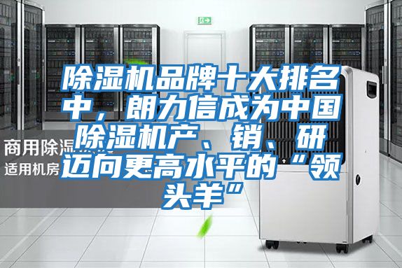 除濕機品牌十大排名中，朗力信成為中國除濕機產、銷、研邁向更高水平的“領頭羊”