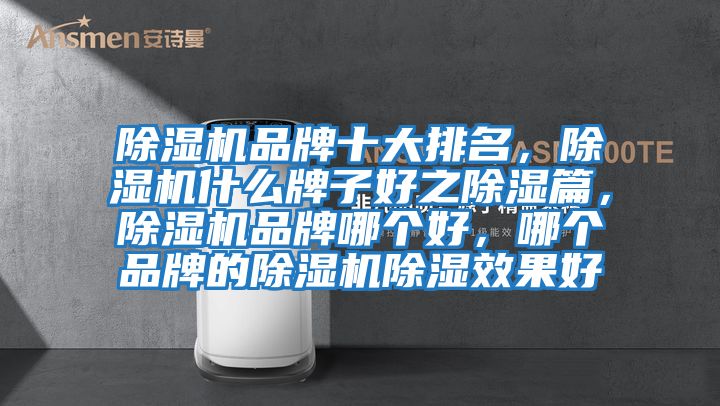 除濕機品牌十大排名，除濕機什么牌子好之除濕篇，除濕機品牌哪個好，哪個品牌的除濕機除濕效果好
