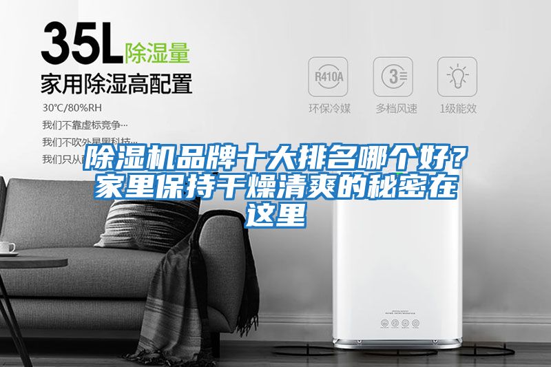 除濕機品牌十大排名哪個好？家里保持干燥清爽的秘密在這里
