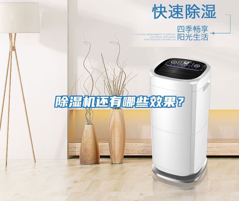 除濕機還有哪些效果？